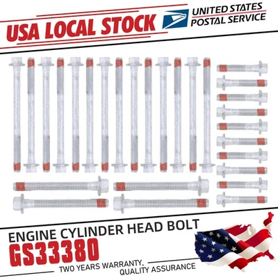 New For Pontiac Firebird 5.7L 1998-2002 Head Bolts OE#GS33380 High Quality - Image 1 of 4