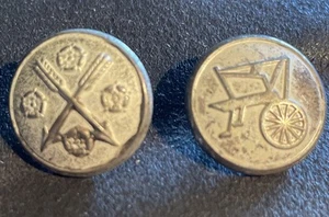2 vtg. SPORRONG Buttons Sporrong & Co Brass SWEDEN Arrows - Picture 1 of 5