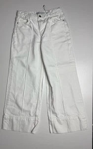 Zara, Jeans, Größe 34=XS, Weiß, Weites Bein, Cropped „Neu“ - Bild 1 von 13