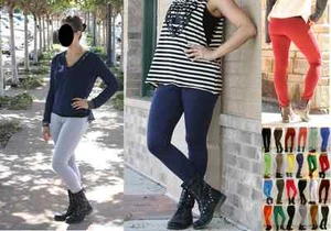 Junior Color Stretch Skinny Jegging Pants Jeans Soft Leggings - Picture 1 of 81