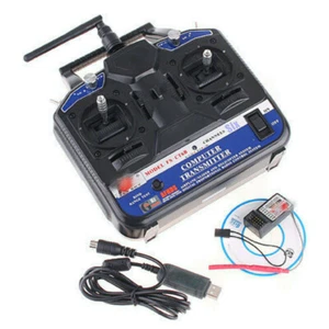 CT6B Hand-Fernsteuerung 2.4G Hz 6 Kanäle RC Sender mit FS-R6B Empfänger A BE - Bild 1 von 12