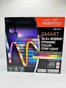 EcoSmart 32.8ft RGB Color Changing Dimmable LED Strip Light White - Picture 1 of 5