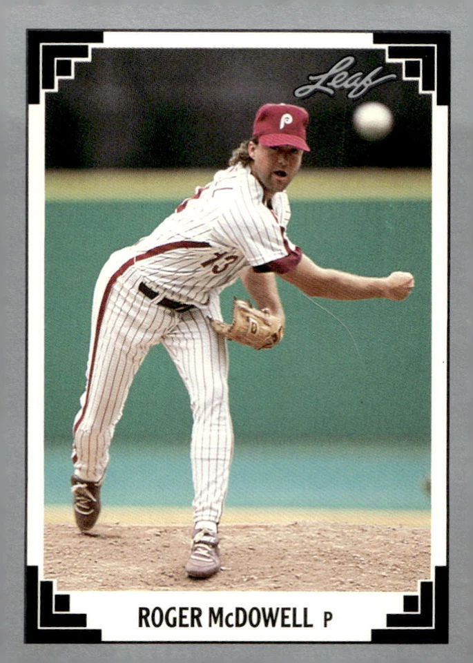 1991 Leaf #410 Roger McDowell - Image 1 of 2