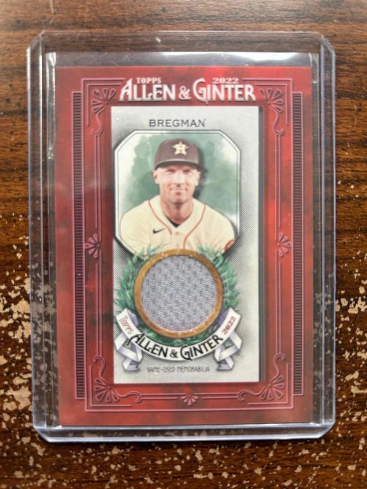 Alex Bregman, Mini Framed Relic #MFR-AB - 2022 Topps Allen & Ginter - Image 1 of 1