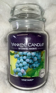 Yankee Candle Vineyard Returning Favorite Original Large Scented Candle 22 oz - Picture 1 of 6