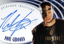 Farscape Through the Wormhole Paul Goddard Autograph Card A70