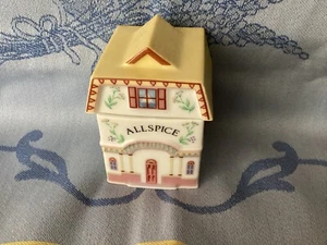 1989 Lenox Spice Village Allspice Spice Jar & Lid Porcelain Handcrafted Vintage - Picture 1 of 5