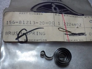 1962-66 YAMAHA YDS2 YDS3 YARDAS YM1 generador cepillo muelle nuevo de lote antiguo fabricante de equipos originales 156-81213-20 - Imagen 1 de 1
