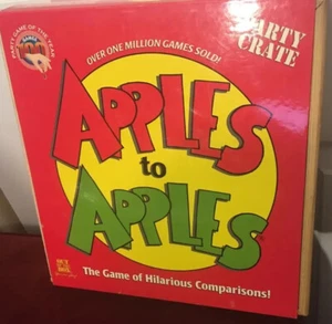 Apples To Apples Party Crate Edition Out Of The Box Wood Board Game - Picture 1 of 4