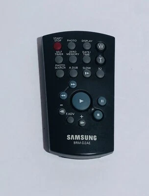 Samsung BRM-D2AE Camcorder Remote SC-D6550 SC-D230 SC-D382 SC-D366 SC-D6040 - Image 1 of 4