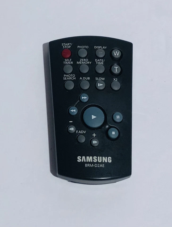 Samsung BRM-D2AE Camcorder Remote SC-D6550 SC-D230 SC-D382 SC-D366 SC-D6040 - Image 1 of 4