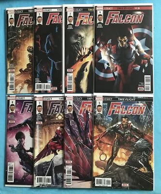 FALCON (2017) #1-8 SET Sam Wilson MISTY KNIGHT The Patriot MARVEL Series - Image 1 of 4