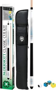 McDermott CLASSIC CUE KIT 5 with White Billiard Cue, Case, and Accessories 20oz - Picture 1 of 1