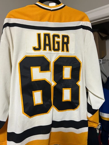 Pittsburgh Penguins Jagr vintage retro airknit CCM jersey XL Cover
