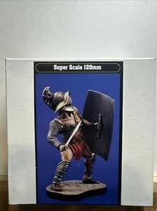 Verlinden 120mm (1/16) Roman Gladiator with Sword and Shield Vignette w/Base 953 - Picture 1 of 6