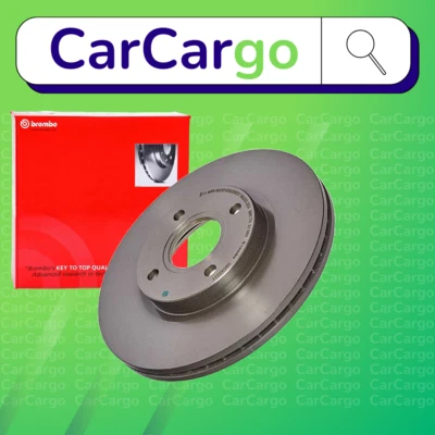 Brembo Vented Front Brake Discs Pair Ford B-Max 1.0 EcoBoost 2012-2024 278 mm — 第 1/4 张图片