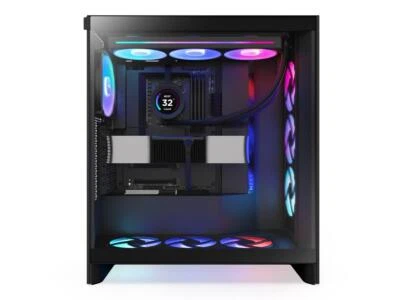 NZXT H7 Flow RGB (2024) Mid-Tower Case - All Black-CM-H72FB-R1 - Image 1 of 4