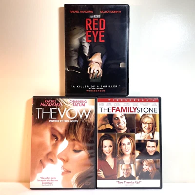 RED EYE / THE VOW / THE FAMILY STONE (DVD) Rachel McAdams - Comedy Drama Romance - Image 1 of 4