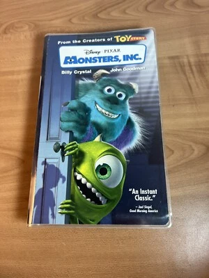 Disney - Pixar Monsters, Inc.  2002 [VHS] Blue Tape Foto 1 de 4