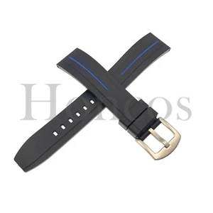 Correa de reloj de goma de silicona de 20 22 mm de liberación rápida para Citizen BLK/BL - Imagen 1 de 4