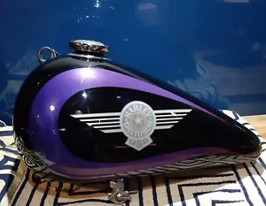 MOTORCYCLE PETROL TANK TO FIT HARLEY-DAVIDSON FAT BOY FLSTF AND FLFB 1990 - 2017 - Picture 1 of 15