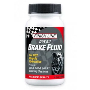 Finish Line DOT 5.1 Brake Fluid 120ml - For Bicycle Hydraulic Brake Systems - Picture 1 of 1