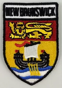 Neu Braunschweig Provinz Schild Wappen Aufnäher bestickt Aufbügeln Annähen - Bild 1 von 1