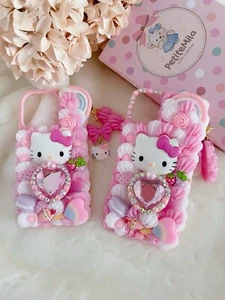 Coque téléphone à décoder rose et blanc doux - Photo 1 sur 2