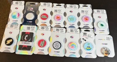Lot of 13 Popsockets Popgrips + 1 Pop Wallet NIP Squirrel, Turtle, Skeleton & .. - Image 1 of 4