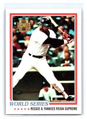 2001 Topps Archives #225 Reggie Jackson New York Yankees - Image 1 of 2