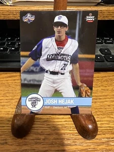2020 Josh Hejak USPBL Westside Wollmammuts Baseballkarte Brooklyn Zyklone - Bild 1 von 2