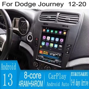 10.4" Car Gps Stereo Android Navigation Tesla Style For Dodge Journey 2008~2018 - Picture 1 of 10