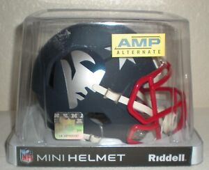 New England Patriots NFL AMP  Alternate Revolution Speed Mini Helmet