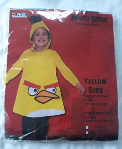 Angry Birds Kids Hooded Costume Size 2T Yellow Bird - Picture 1 of 2