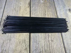 RICHMAN'S 2.0 262MM BLACK SPOKES J-BEND - BULK - QTY 100 WHEEL BUILDING - Picture 1 of 1