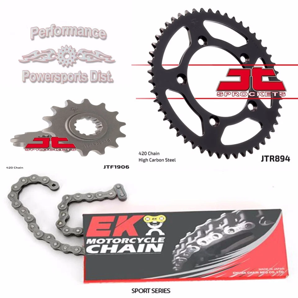 NUEVO JUEGO DE PIÑONES JT Y CADENA HD EK KTM 65 SX 14/48 2002-2011 65XC 2008-2009 Foto 1 de 1