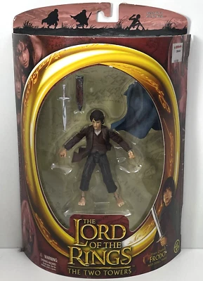 Toy Biz - El Señor de los Anillos - Dos Torres - Frodo con Espada Picadura - Nuevo Foto 1 de 2