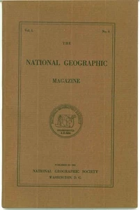 National Geographic Magazine Volume 1 Number 4 Reprint - Bild 1 von 2