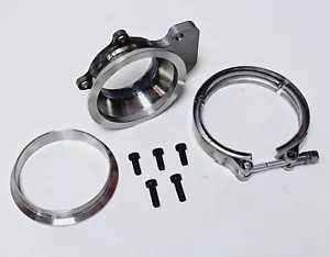 Downpipe Turbo Flange 4.0" V-band Kit Fits Cummins Holset WH1C HX35 HX35W HX40 - Bild 1 von 4