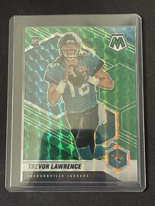 2021 Panini Mosaic - Rookies Mosaic Green Prizm #301 Trevor Lawrence (RC) - Picture 1 of 1