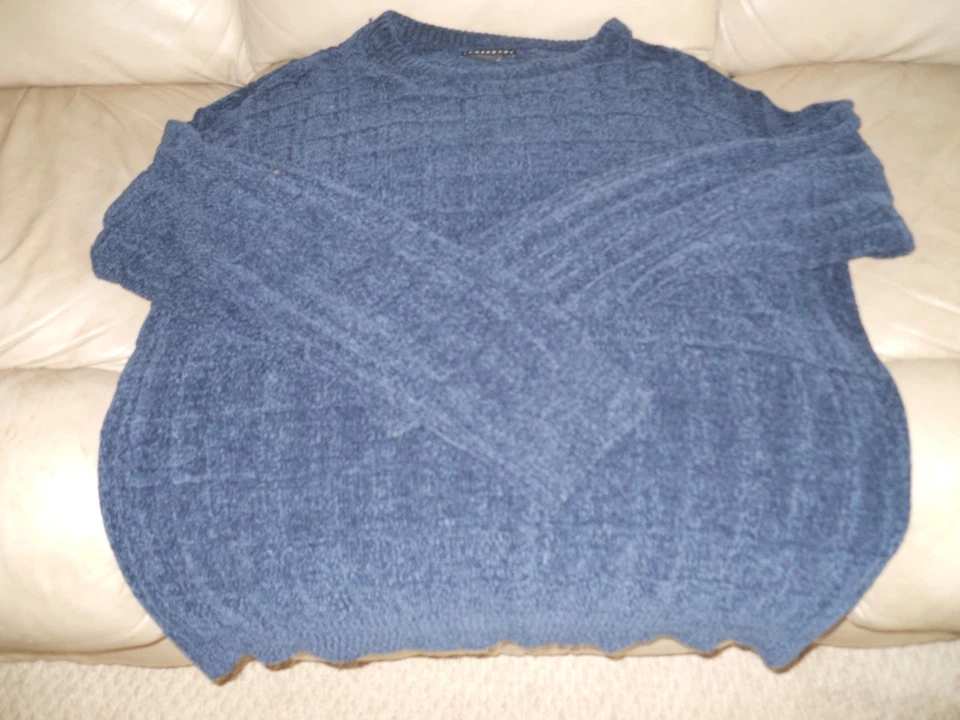 Consensus Men’s Sweater Man's Clothes Clothing Size X-Large Blue XL Acrylic - Image 1 of 4