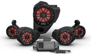 Rockford Fosgate RZR14RC-STG4 For Select 2014-up Polaris RZR's with Ride Command - Picture 1 of 2