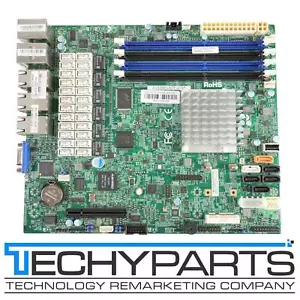 SUPERMICRO A1SRM-LN7F-2758 mATX Intel Atom C2758 20W 8-Core Motherboard - Picture 1 of 2