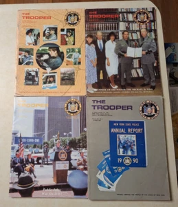 The Trooper Vintage New York State Police Magazine Lot 1989 1990 1991 1990er 80er - Bild 1 von 15
