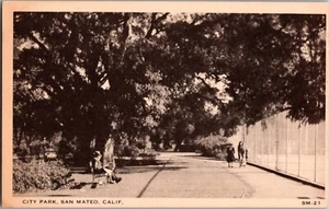 CITY PARK, SAN MATEO, CA Vintage Postcard JY15 - Picture 1 of 2