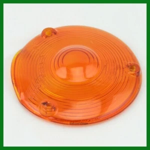 Replacement Trailer Round Amber Lens for 4" Classic Glass Lens - Imagen 1 de 2