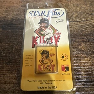 Minnesota Twins Kirby Puckett Star Pin 1992 MLB Baseball Series A Vintage - Picture 1 of 2