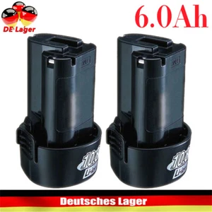 2X 6000mAh 10.8V Lithium Akku für Makita BL1013 BL1014 LCT203W DF030D DF330D NEU - Bild 1 von 22