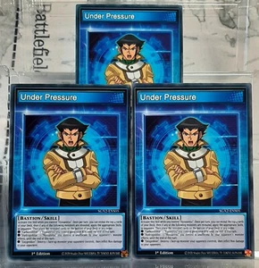 Playset - 3x Under Pressure (Skill) - Speed Duel GX: Midterm Paradox - EN/NM - Bild 1 von 2