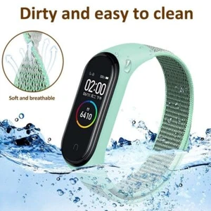 Hot For Xiaomi Mi Band 6 5 Nylon Wrist Strap for Bumper Band 5 Wristband Red - Picture 1 of 23